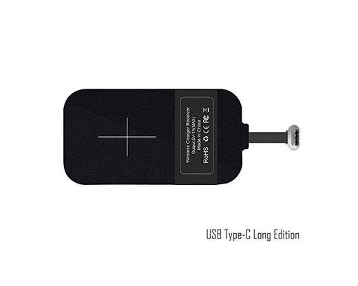 USB Type-C de QI de carga inalámbrica Receptor [largo Edition]