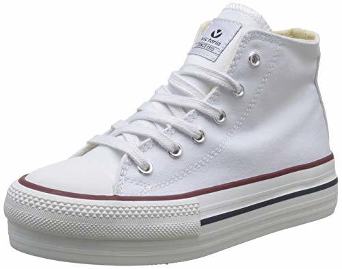 Producto Victoria Tribu Doble Botin Lona, Zapatillas Unisex Niños, Blanco