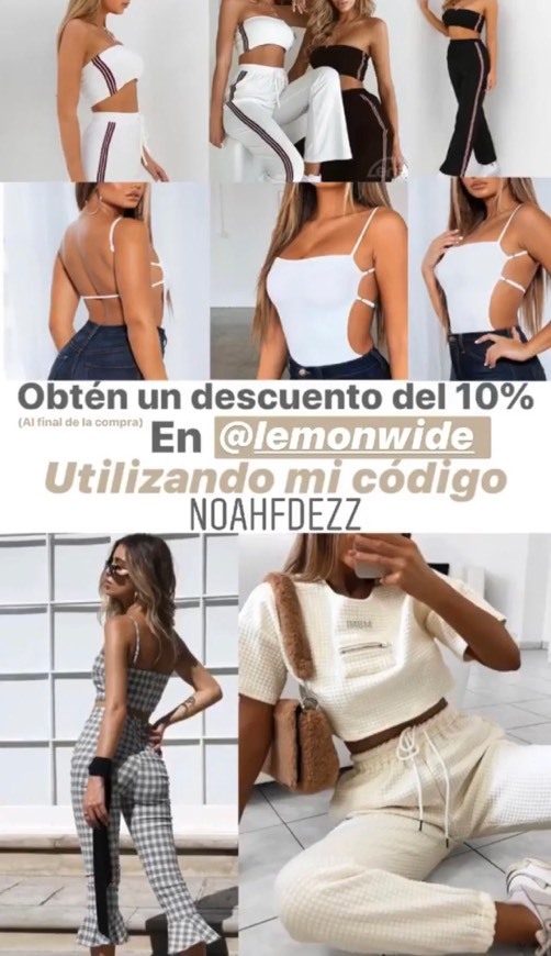 Moda Código 10%descuento ''NOAHFDEZZ''