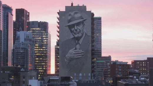 Leonard Cohen Mural