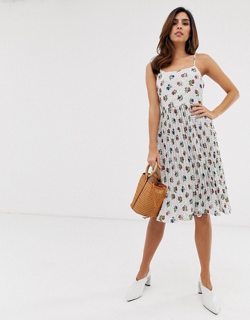 Uttam Boutique floral spot print cami sun dress