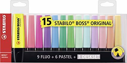 Moda STABILO BOSS Original PASTEL - Marcador - Estuche 6 colores ...