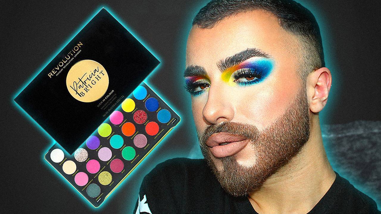 Producto TESTEI A MAKEUP REVOLUTION X PATRICIA BRIGHT PALETTE! 