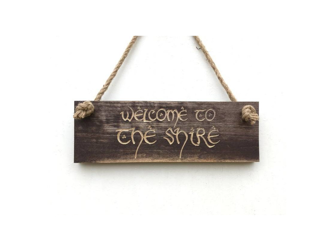 Product Welcome sign