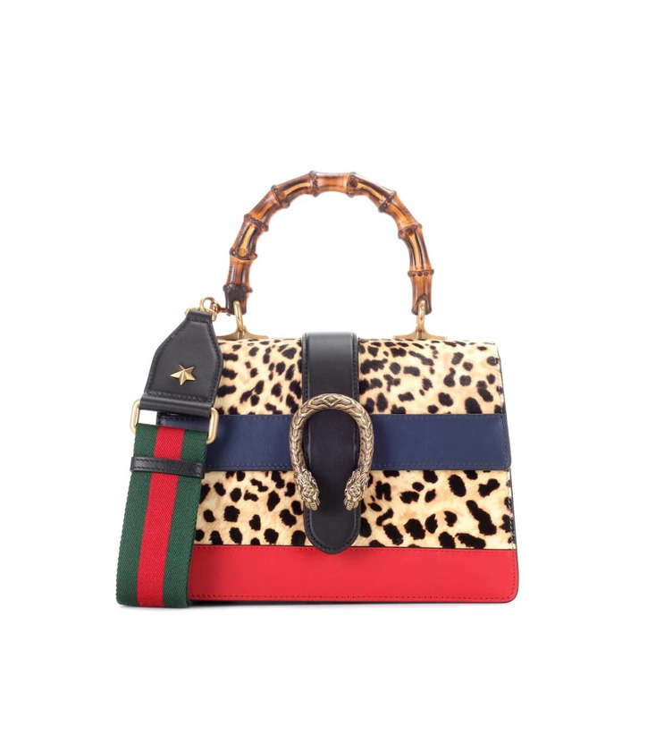 Product Dionysus Leopard-Print Calf Hair Tote