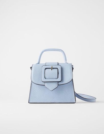 Social Mala a tiracolo multiposicao com fivela 