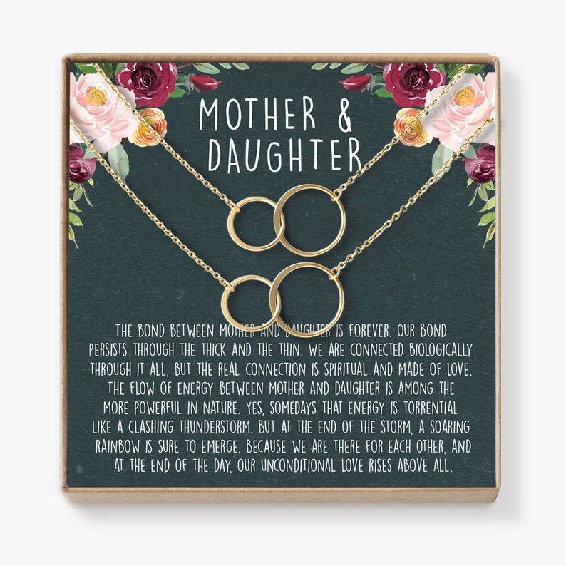 Social Mother & Daughter Necklace