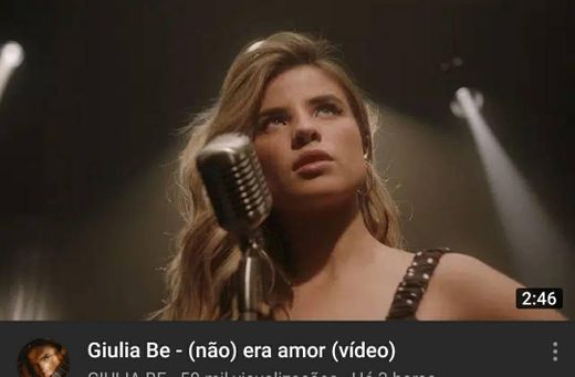 Giulia Be- Não era amor