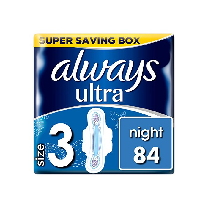 Producto Siempre Ultra Toallas Sanitarias noche con alas