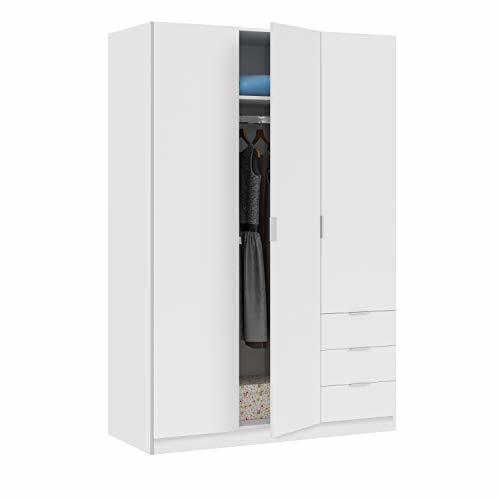 Elemento de la categoría hogar Habitdesign LCX323O - Armario ropero de Tres Puertas y Tres cajones