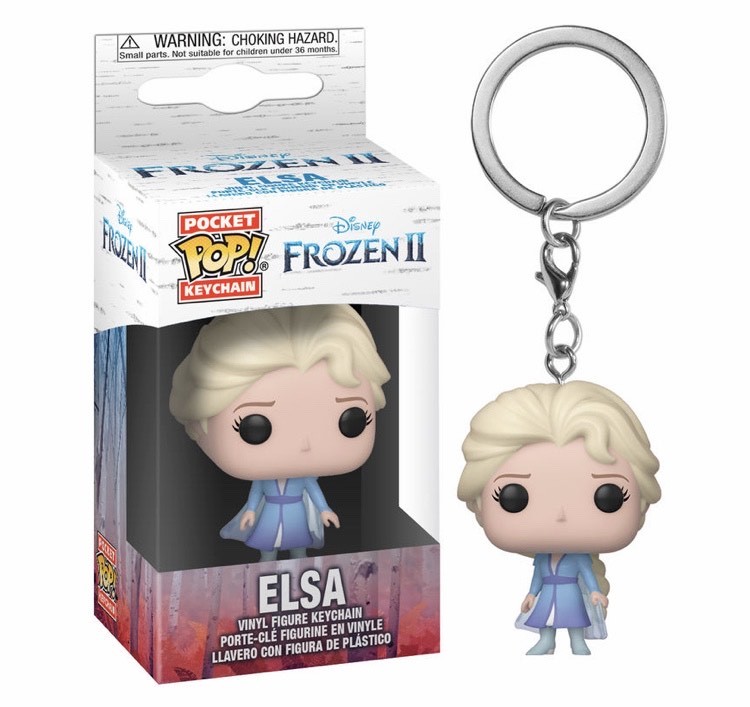 Fashion Elsa Frozen II - porta-chaves