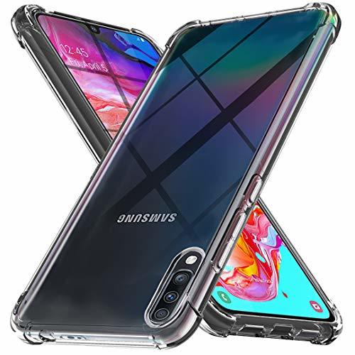 Electronic Ferilinso Funda para Samsung Galaxy A70 Funda,[Reforzar la versión con Cuatro Esquinas][Funda