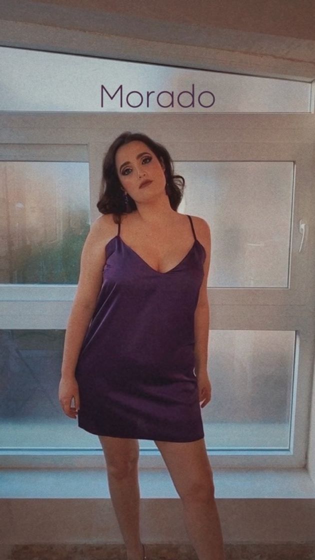 Producto Vestido morado curve