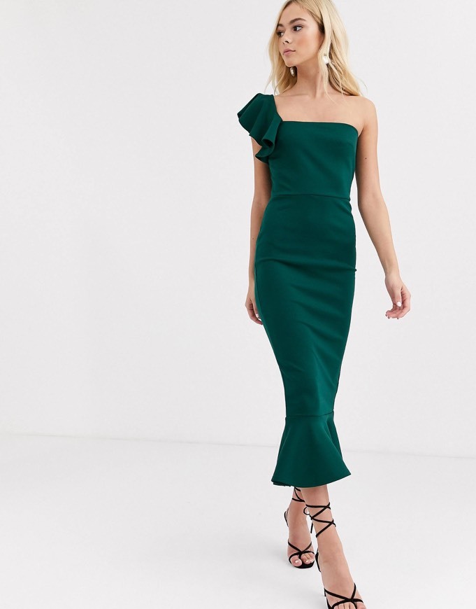 Producto Vestido verde volante