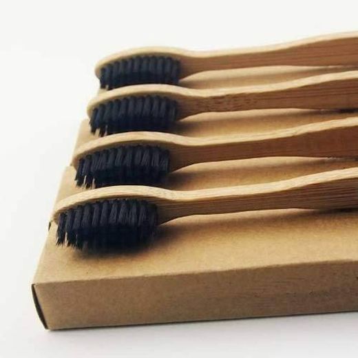 Escovas Dente Bambu Ecológicas - 10 Uni

