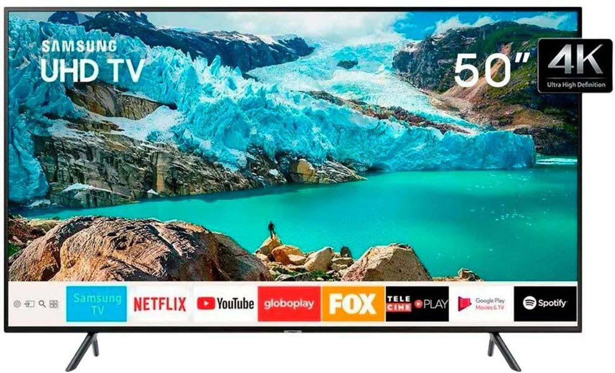 Fashion Smart TV 4K LED 50” Samsung UN50RU7100 Wi-Fi - HDR 3 HDMI 2 