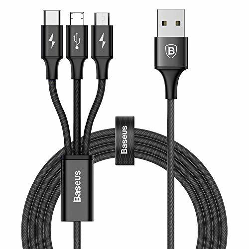 Lugar Baseus 3 en 1 Cable de Carga Múltiple, Cable USB a Cable