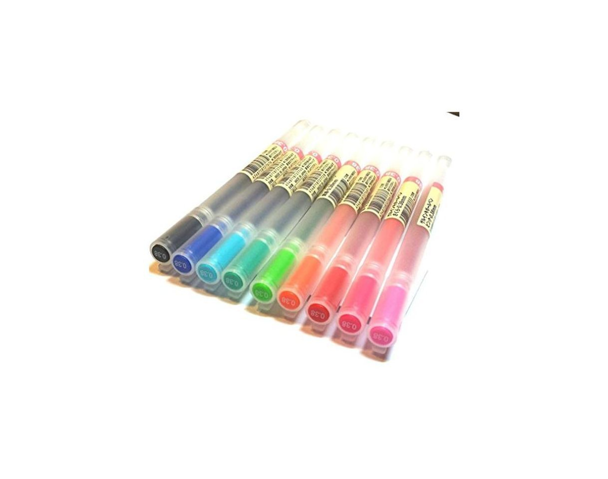 Product Muji 0.38mm Gel Ink Pen 9 Colours Various