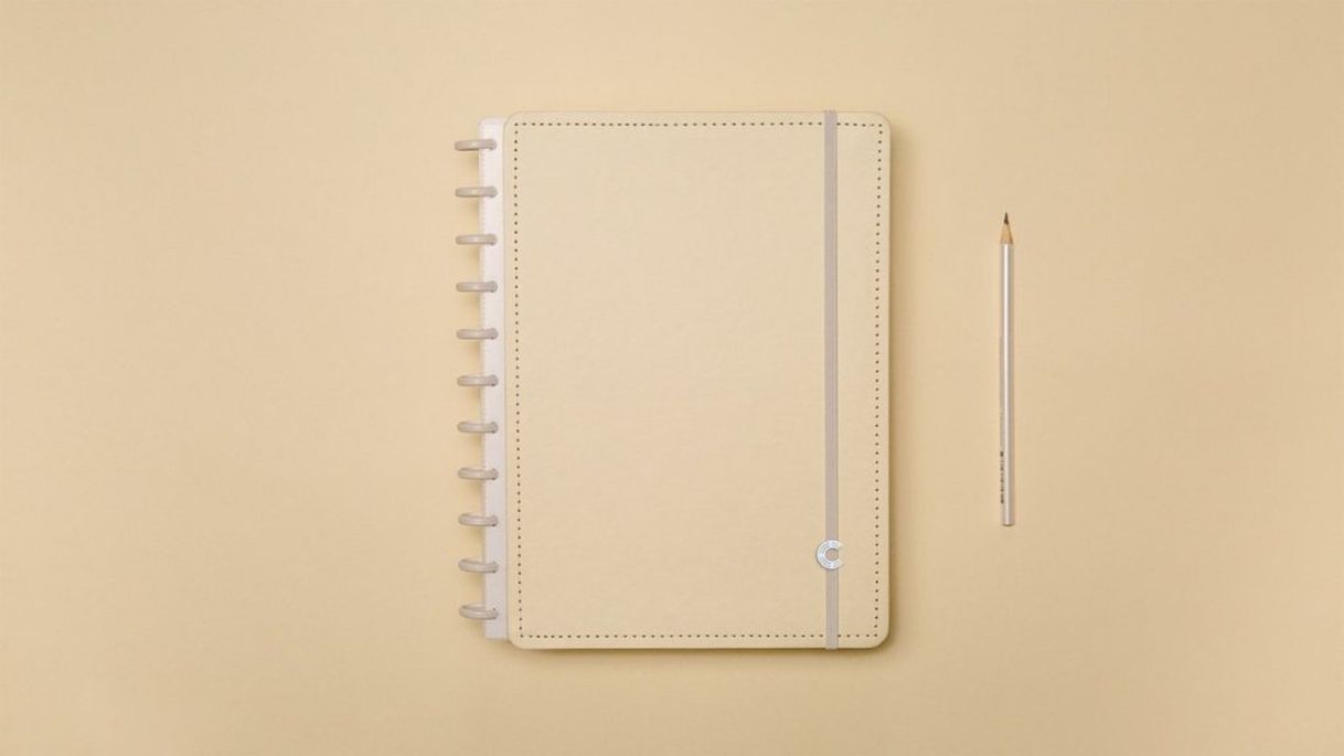 Social Caderno Inteligente Amarelo Pastel