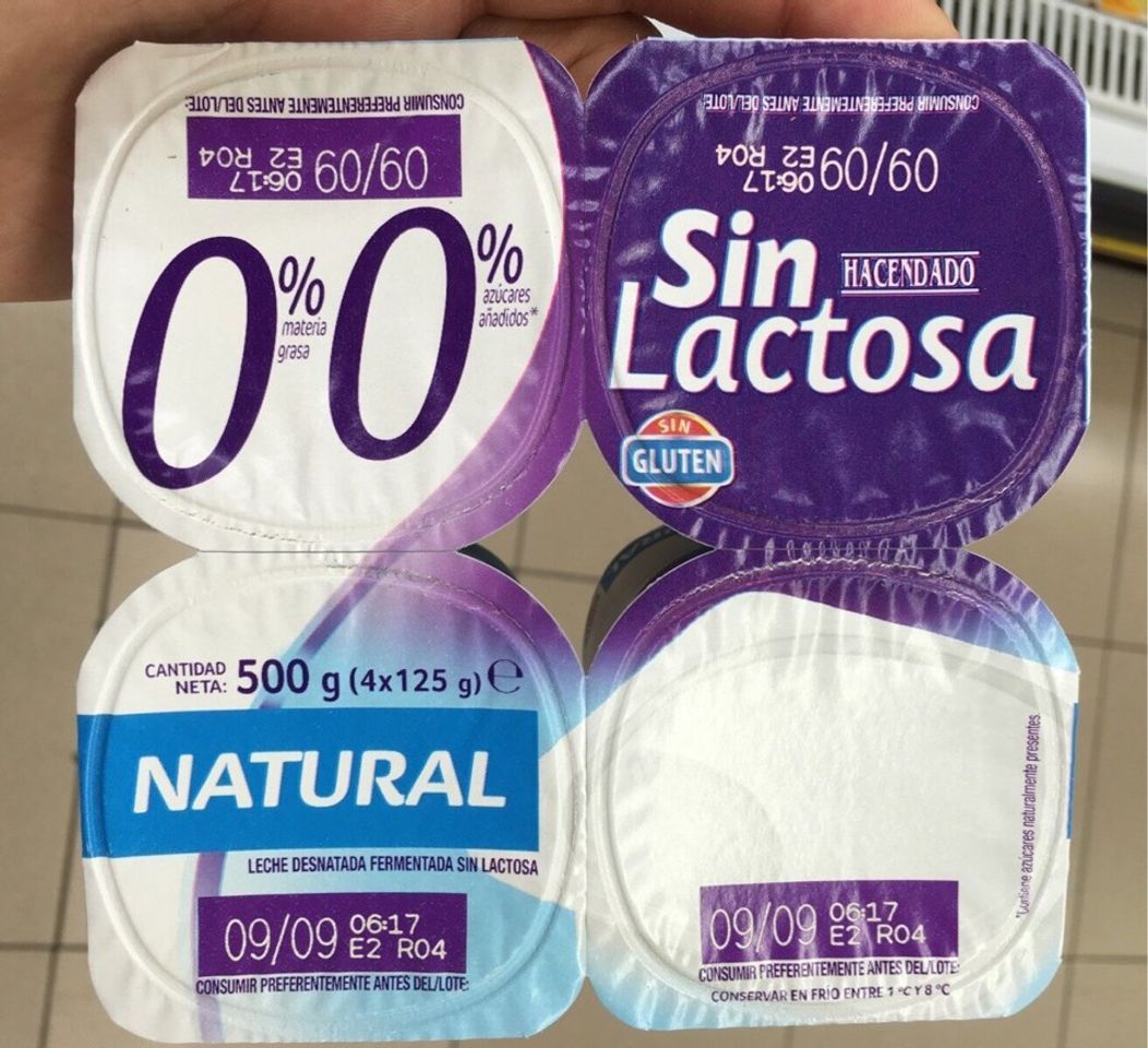 Products Iogurte natural sem lactose 0%