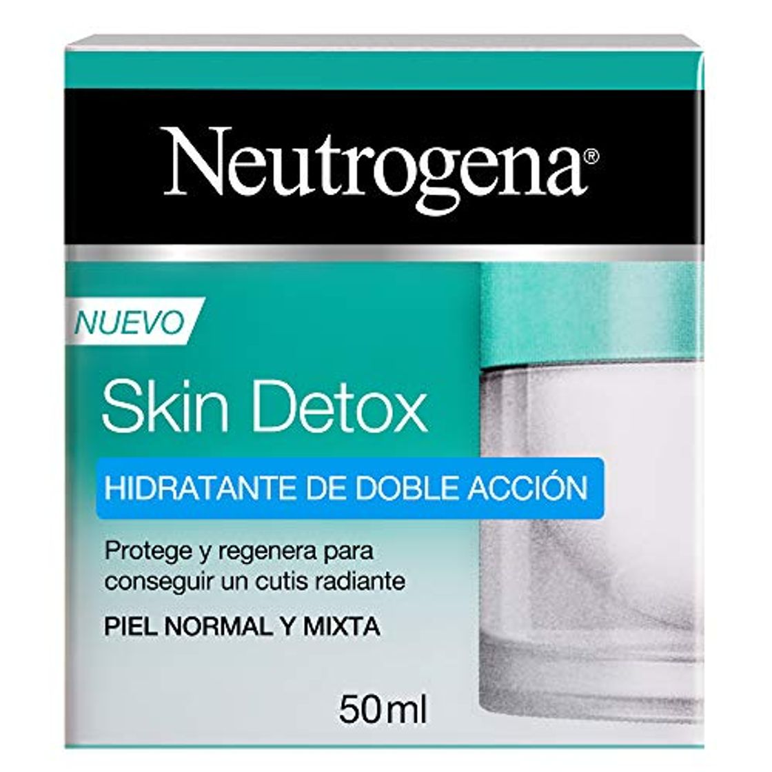 Belleza Neutrogena Skin Detox Crema Hidratante Doble Acción para Cutis Radiante