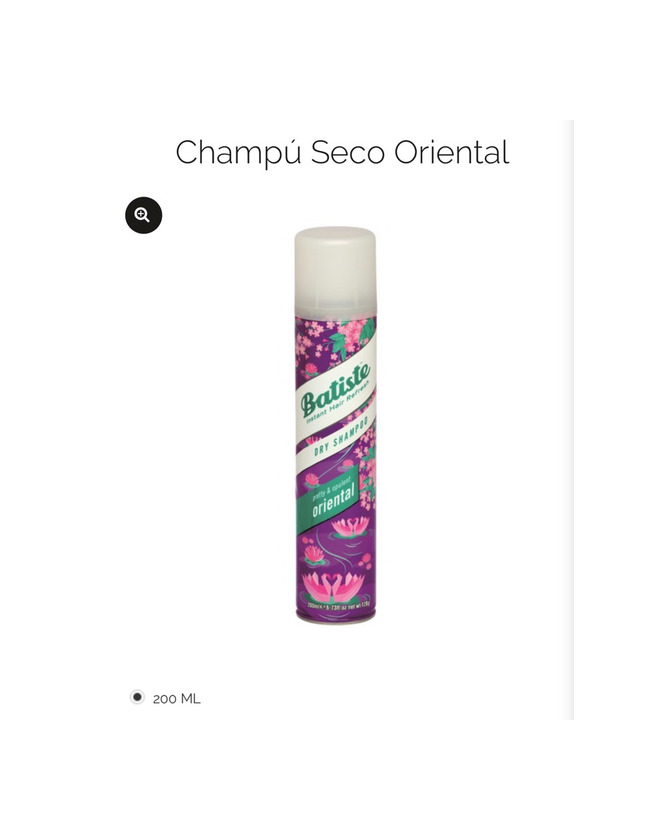 Producto Batiste champú en seco