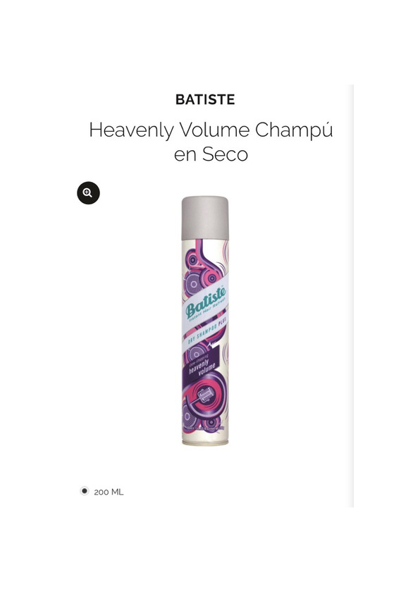 Producto Champú seco