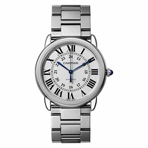 Lugar Cartier Ronde Solo Plata Opaline Ladies Reloj wsrn0012