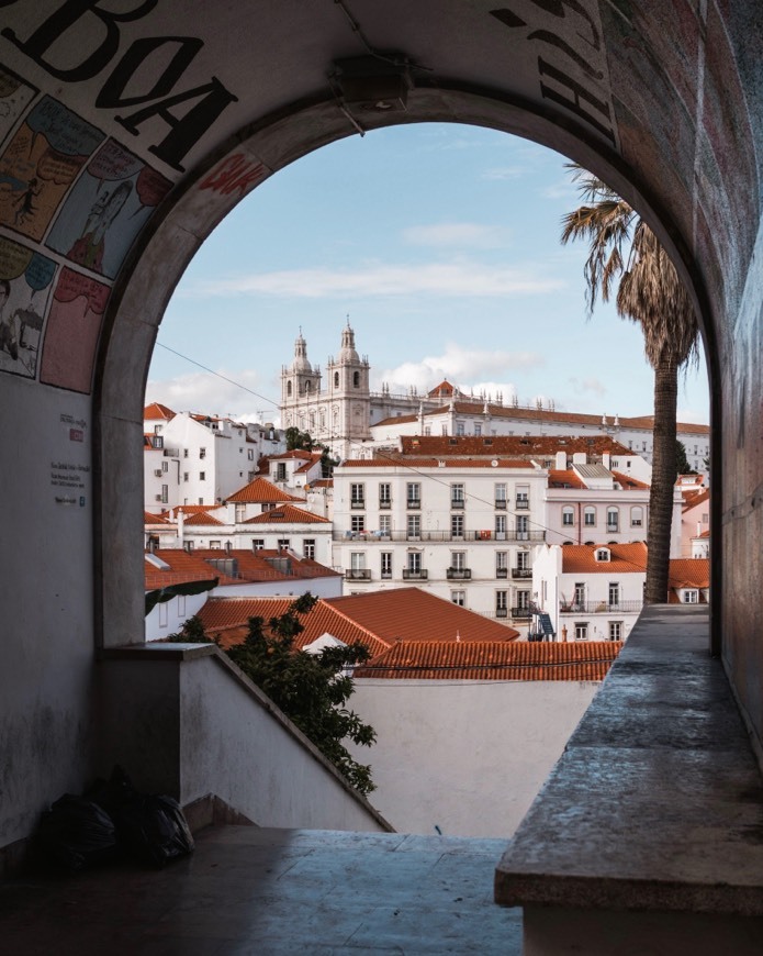 Place History of Lisbon Mural by Nuno Saraiva