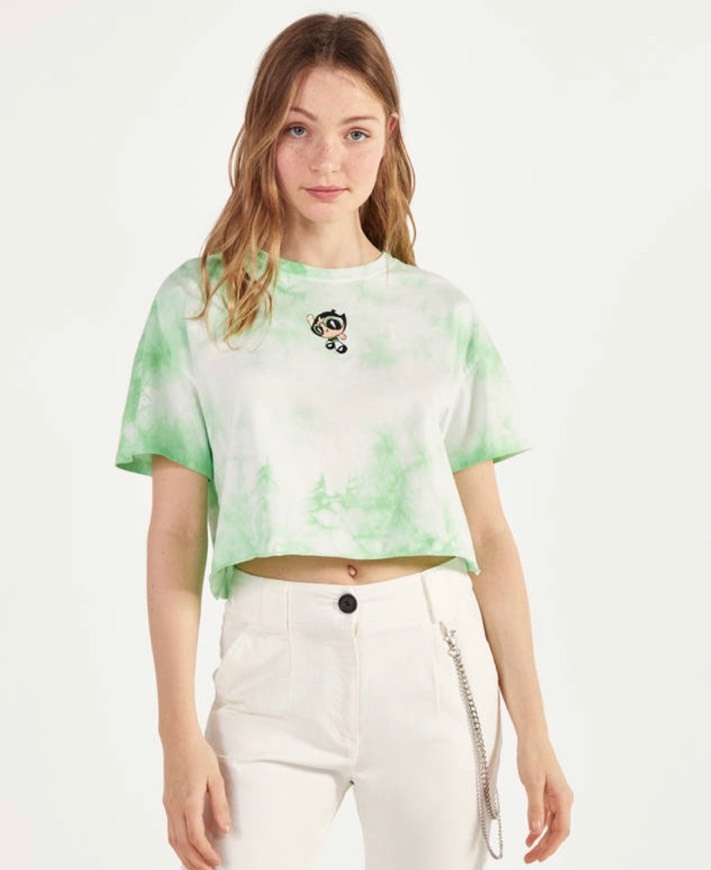 Fashion Blusa powerfuff girls em verde