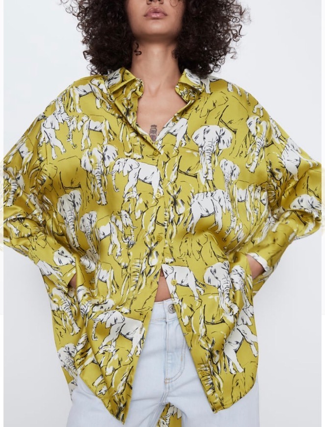 Producto Camisa estampado oversize 