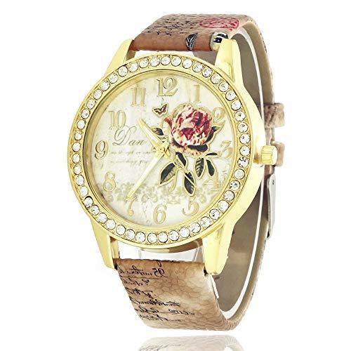 Places La flor Amor Pulsera del Reloj Reloj de Cuarzo de Pulsera Mujeres