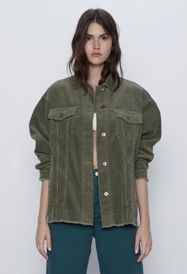 Product Camisa comprida oversize ZARA