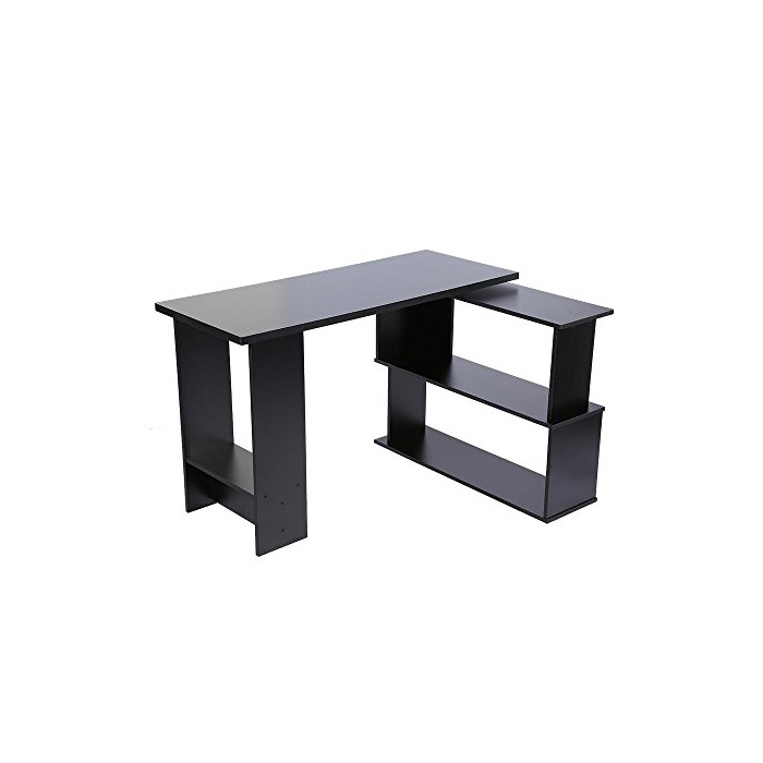 Social lyrlody Mesa de Ordenador giratoria de Madera de Esquina Escritorio de computadora