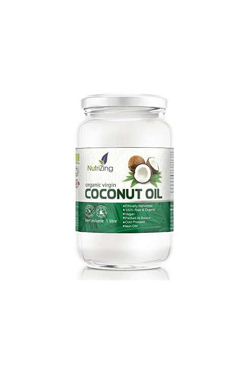 Product NutriZing Aceite de Coco Virgen Orgánico ~ 1 Litro ~ 100% Crudo