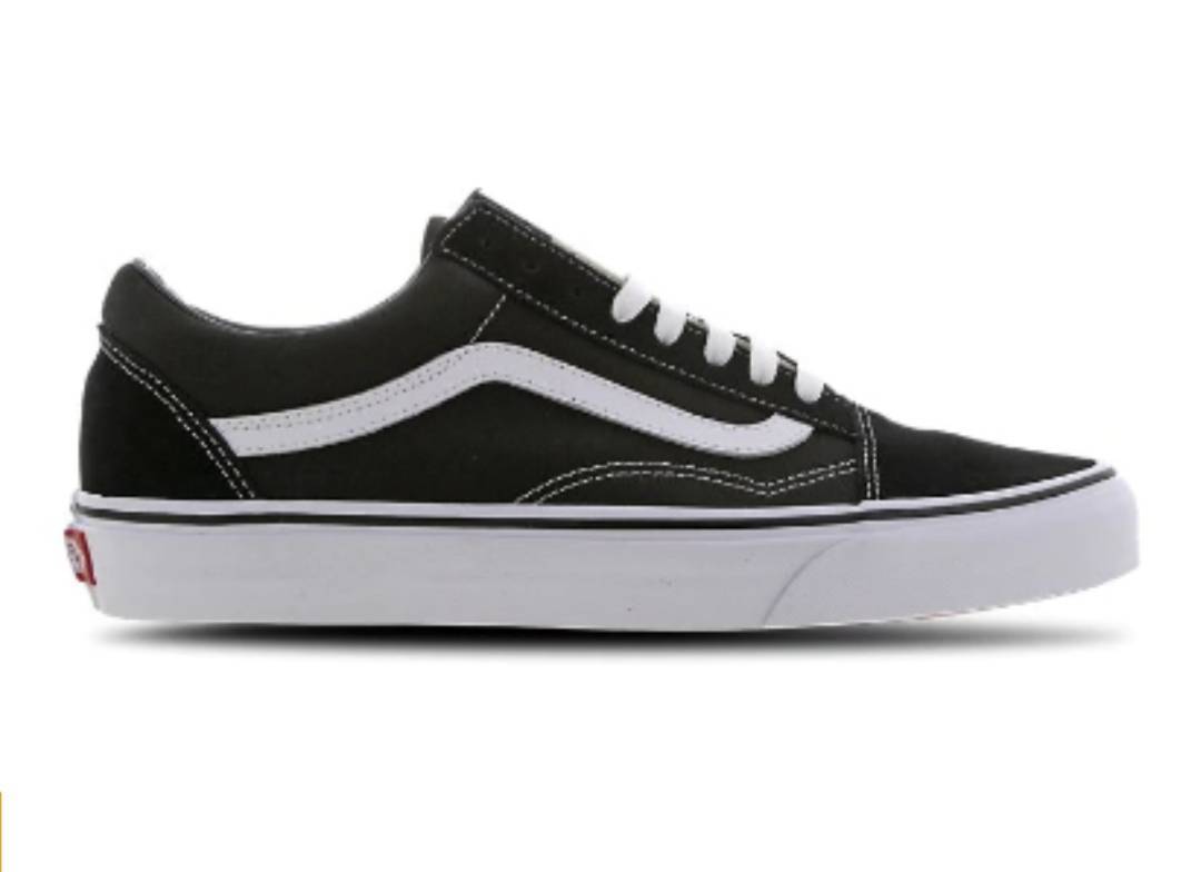 Moda Vans Old Skool Skate Shoe - Black | Journeys