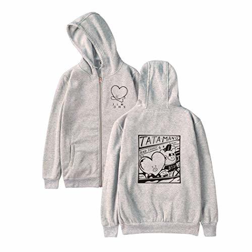 Social APHT Unisex Hip Hop BTS Felpa con Cappuccio Cool KPOP Moda Hoodie