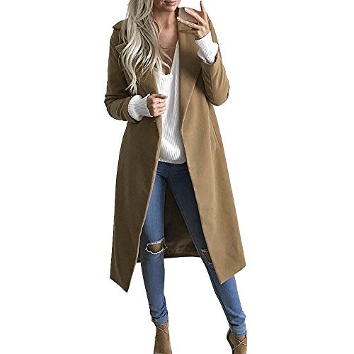 Fashion ZORE Women Coat Invierno de otoño Mujeres de Solapa Larga Parka Chaqueta