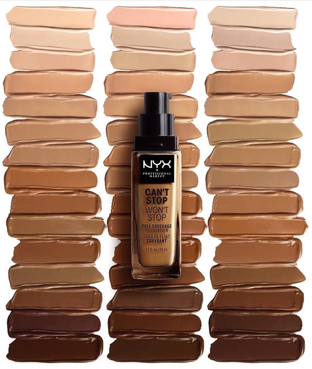 Beauty NYX Professional Makeup Base de Maquillaje Can't Stop Won't Stop Foundation