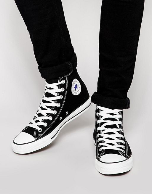 Sapatilhas Converse All Star altas pretas