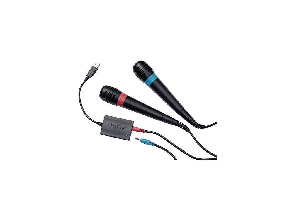 Social SingStar Wired Microphones - Pack de micrófonos