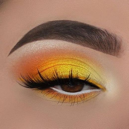 Sombra amarela e laranja 🍊 