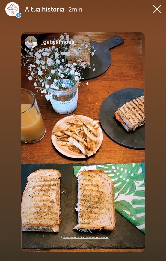 Restaurantes Casa da Maria há tostas e tostas