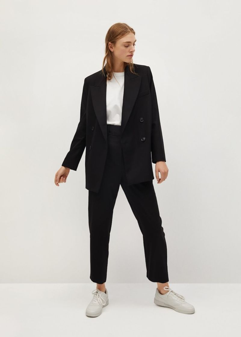 Moda MANGO Blazer estruturado de abotoadura dupla