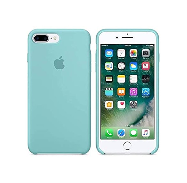 Producto Capa Case Capinha Silicone Aveludado Iphone8 Plus Verde Água