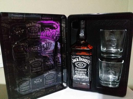 Jack Daniels N7 + 2 Lindos Copos De Brinde + Lata Original