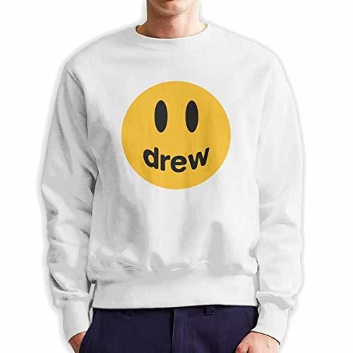 7lljjq7 Justin Bieber Drew Men's Crewneck Sweatshirt