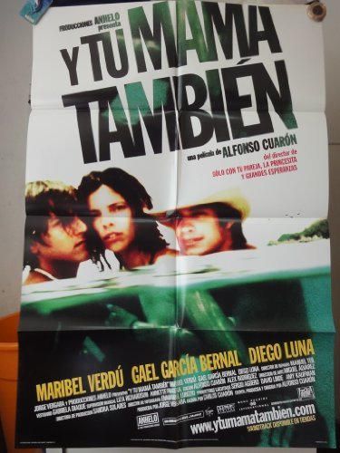 Original International Spanish Movie Poster Y Tu Mama And Your Mom Too