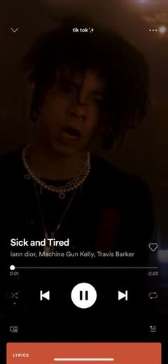 sick and tired- iann dior, machine gun kelly, travis baker 