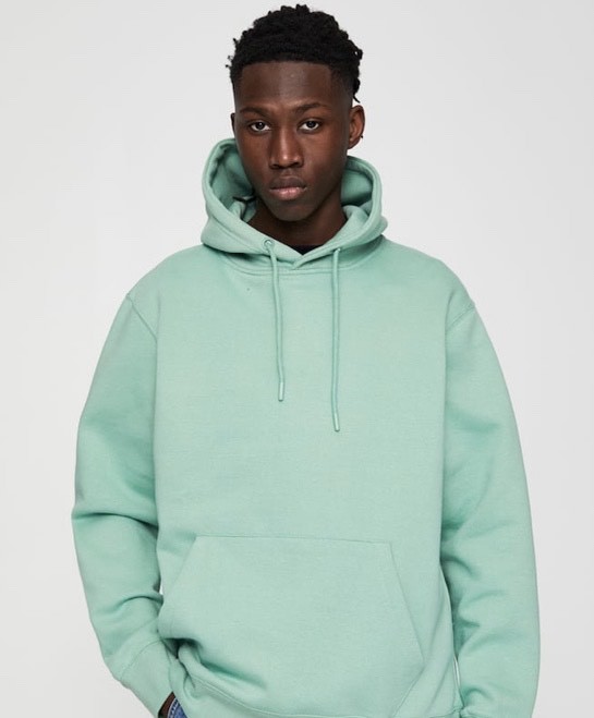 Fashion Hoodie básico verde 